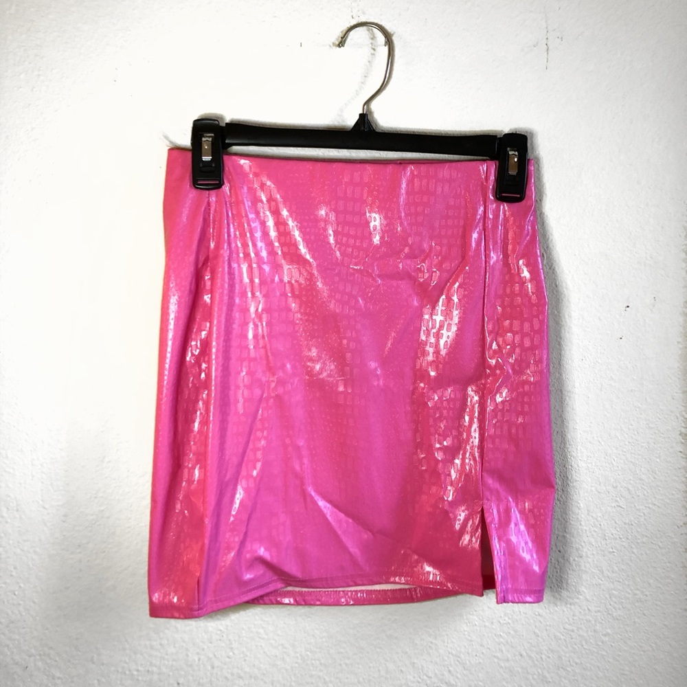 Pink Mini Skirt